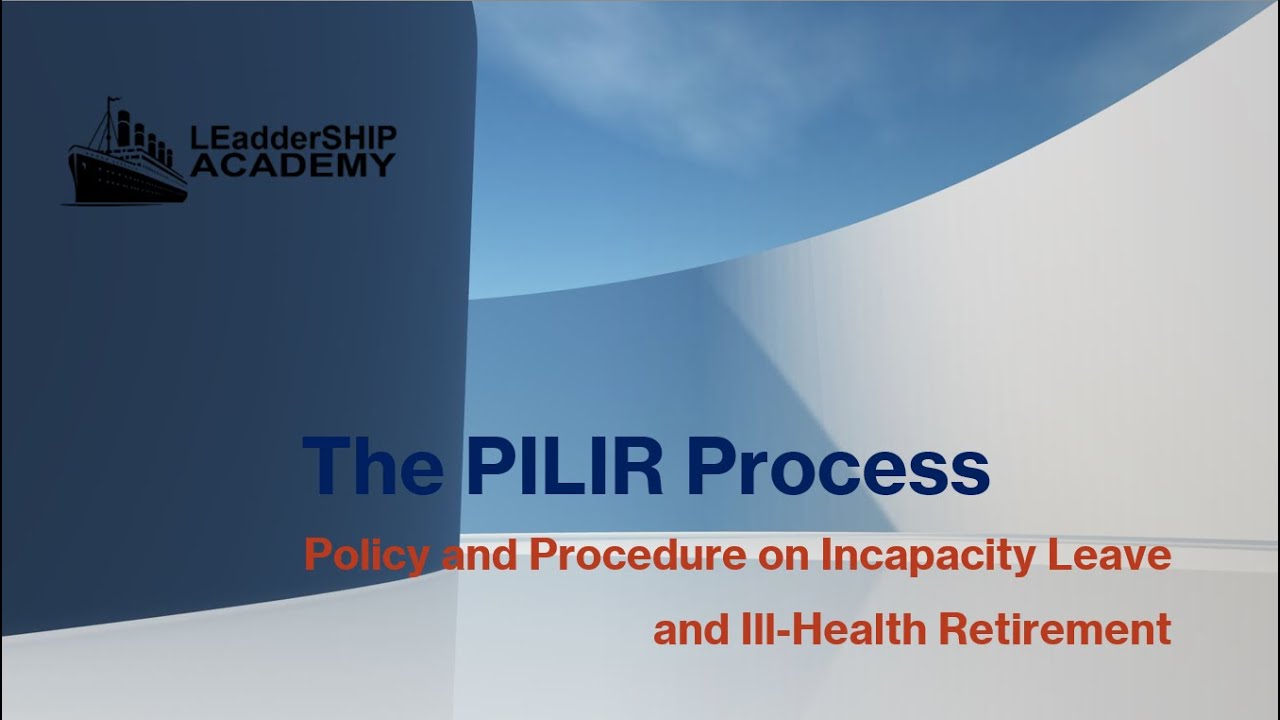 Lesson 12 Assessment Process for Ill Health Retirement